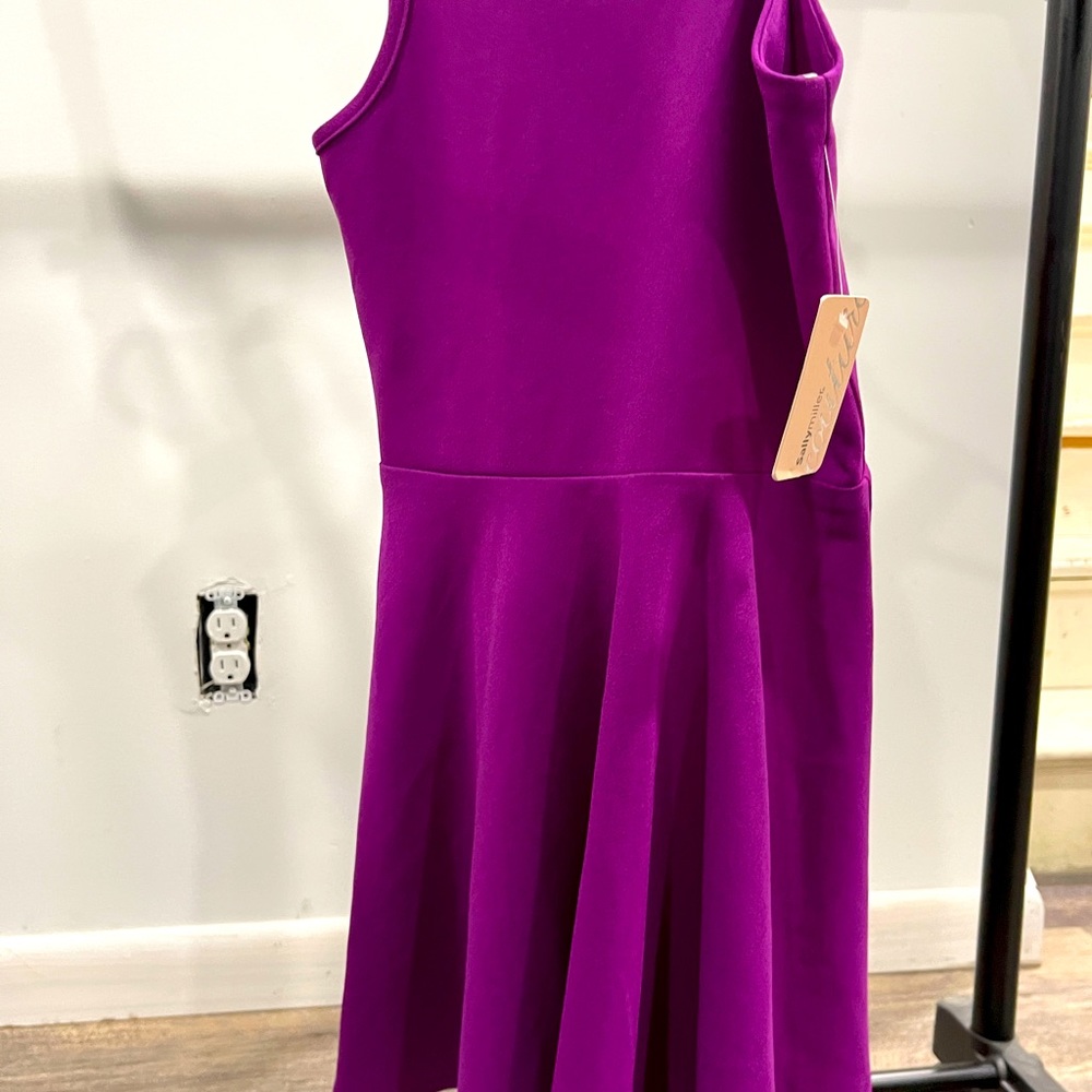 Sally Miller Dress - plum - size 12